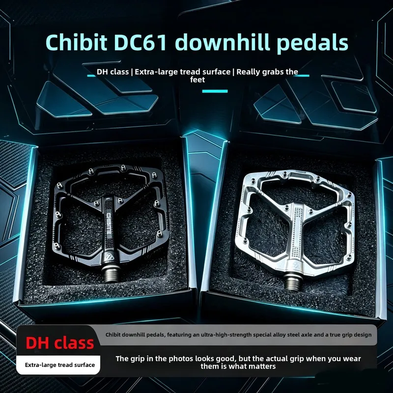 CHIBITEMountain bike downhill ridingDHForgingCNCAluminum alloy high-strength, soft-tail egg beater for use on slopes