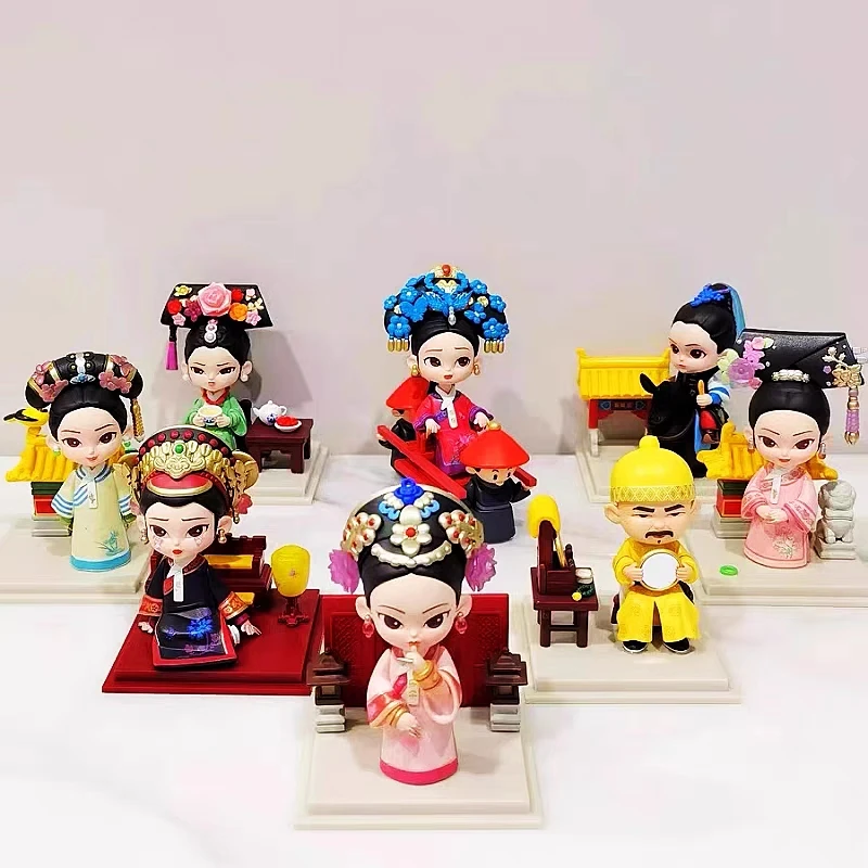 Empresses In The Palace Blind Box Cartoon Zhen Huanzhuan Tv Figure Cartoon Action Figurine Model Mysterious Surprise Box Toy