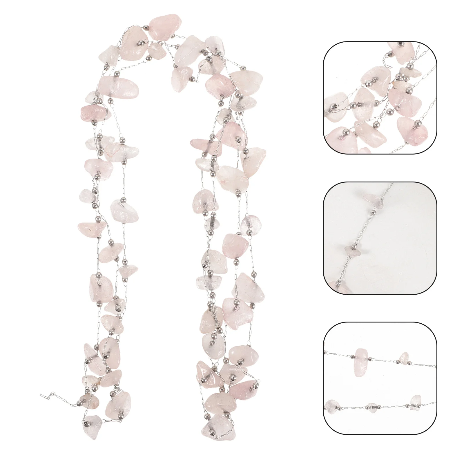 

Natural Stone Loose Chain Irregular Gravel DIY Jewelry Making Chain for Bracelets Necklaces Charms Handmade Accessories