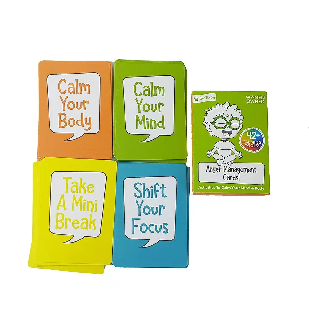 Mindfulness Game for Kids - Authentic and Meaningful Conversations with Mindful Talk Cards for Children and Parents Card games