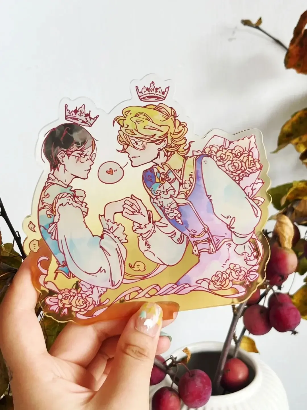 Kusakabei Hikaru 아크릴 스탠드 Sajou Rihito 그림 디스플레이 Doukyuusei 애니메이션 상품 컬렉션 Accesorios 책상 장식 장식품