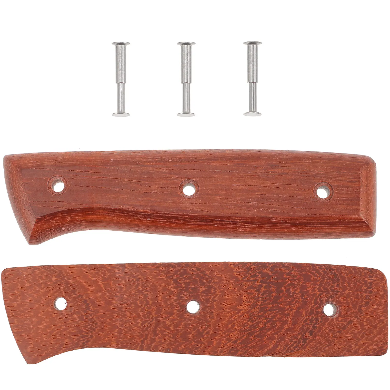 1Set Professional Wooden Cutter Handle Replacement for Kitchen Knife Tools Ergonomic Resistant Smooth Polished view 2