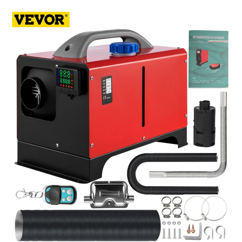 VEVOR 12V Diesel Air Heater 8KW Fast Heating Diesel Parking Heater for RV Truck, Boat, Bus, Trailer and Motorhomes