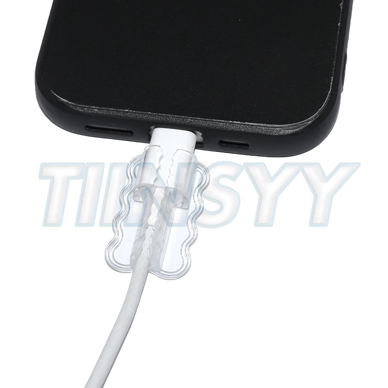 10PCS Cable Grip Protector Covers Anti-Break Data Cord Management Flexible Covers for School And Casual Use