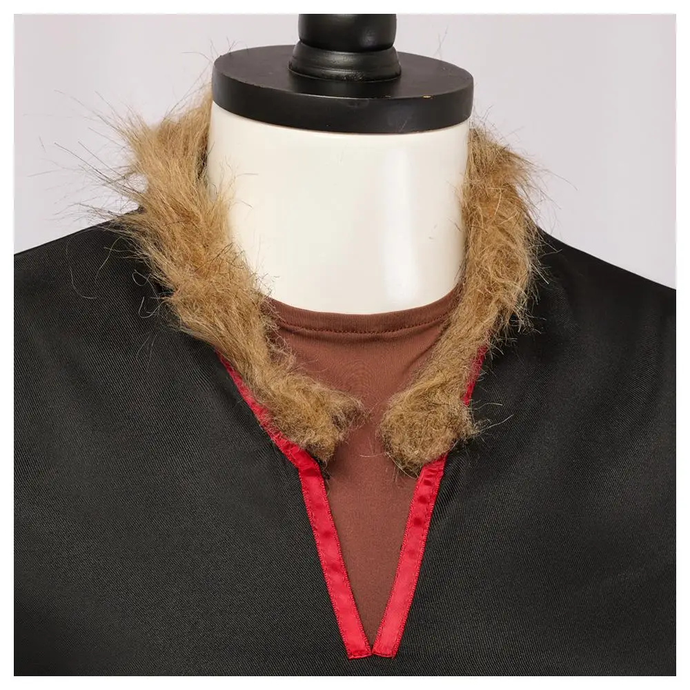   2 Kristoff Bontkraag Cosplay Kostuum Halloween Prins Rollengplang Chinese Productie 2025 Lente ting