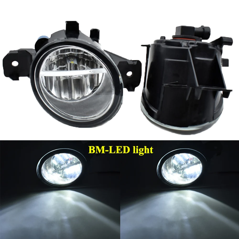 Fog Lights LED Fog Light For Nissan Sentra Qashqai J10 X-Trail T31 T30 Primera Teana Altima Maxima Almera 2001-2015 Angel eye