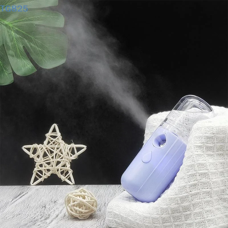 【AN】【SA】30ML Mini Face Humidifier Portable Facial Sprayer USB Rechargeable Handy Skin Care Machine For Face Hydrating