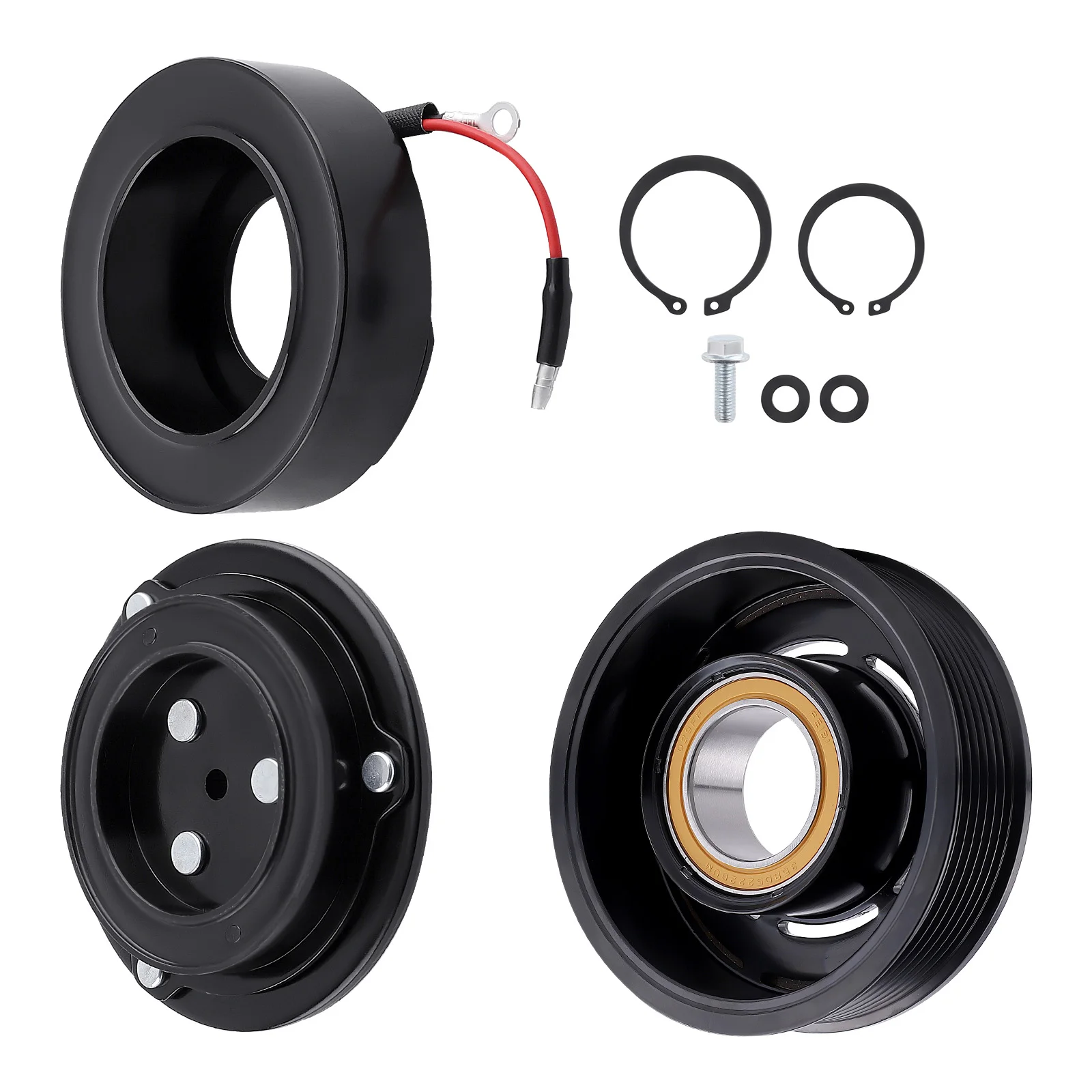 

A/C Compressor Clutch Kit For Toyota Tacoma 4 Cyl. 2.7 Liter 2005-2015 639392