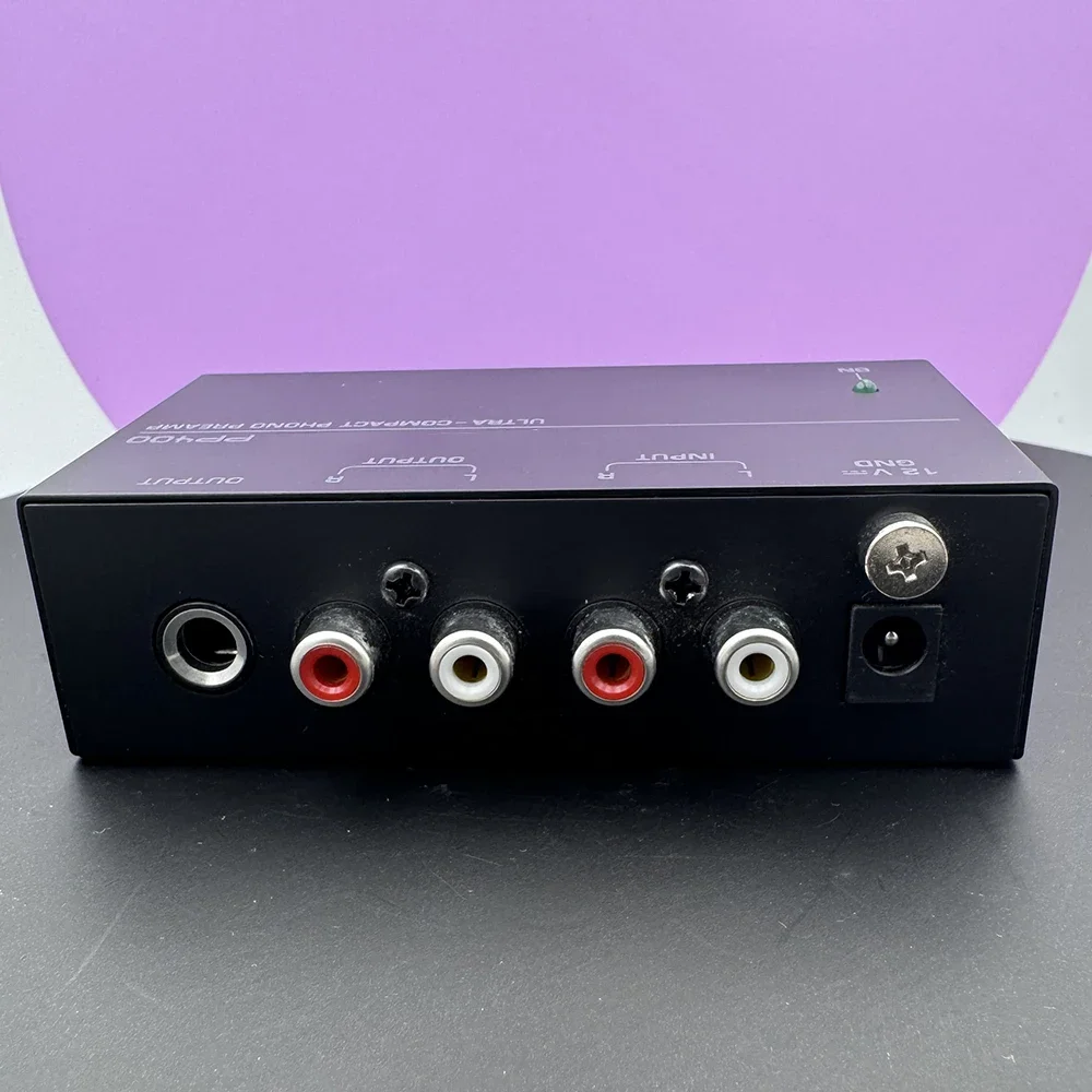 مضخم فونو بريمب صغير الحجم للغاية مع RCA 1/4 بوصة يدعم واجهات TRS Preamplificador Phono Preamp PP400
