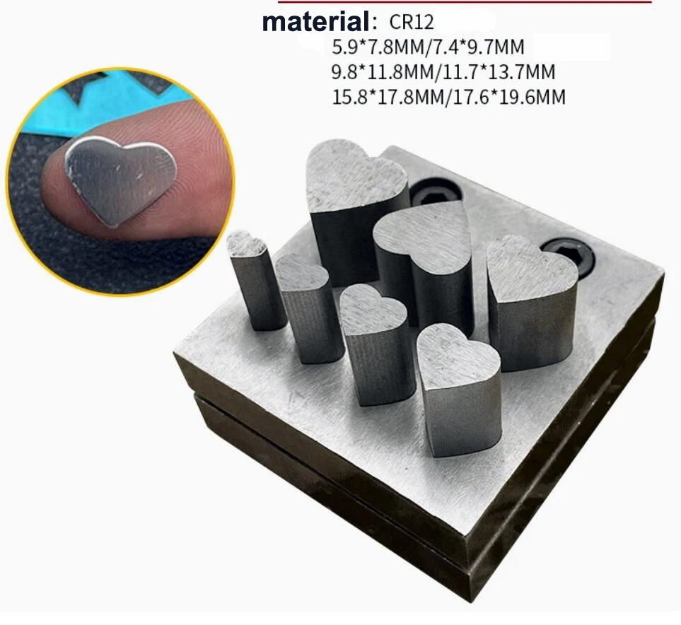 

CR12 steel Disc Cutter Jewelry Making Bone Punching Cut Hole Punch Forming Die Cutting Tool Necklace Pendant Charm DIY