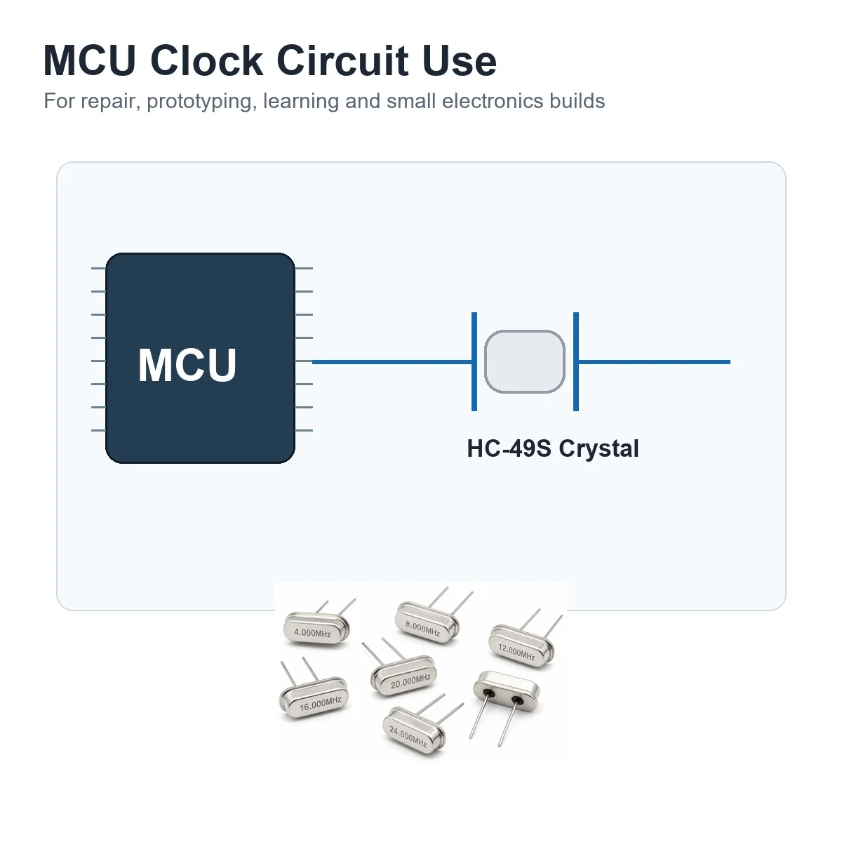 200PCS HC-49S 4-32MHz Passive Crystal Resonator 2-Pin DIP Through-Hole Quartz Clock Component for MCU Circuit view 5
