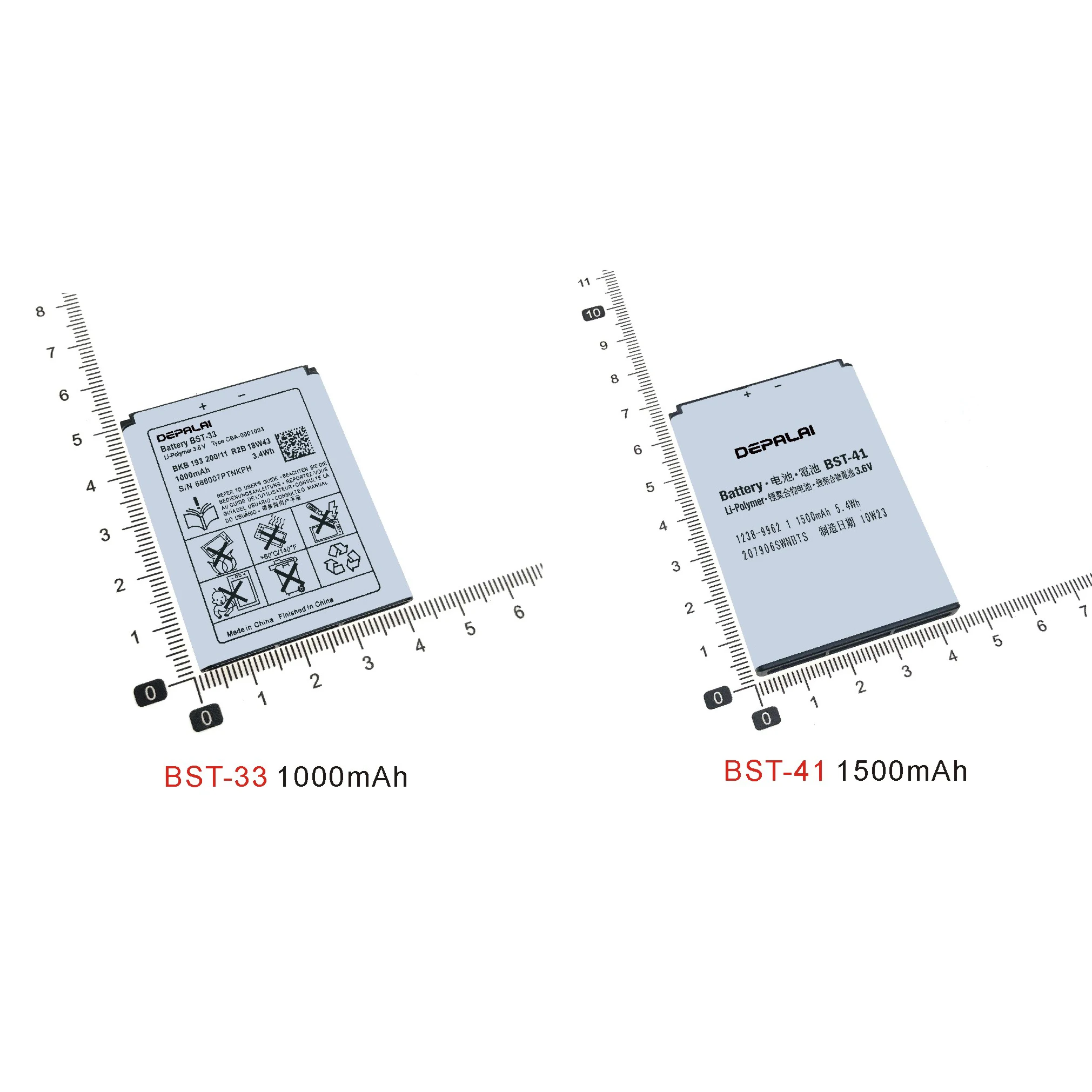 BST-33 BST-38 BST-41 Battery For Sony K800i K810 C702 C903 G900 K550i K630 T700 T715 W995 C510 C902 C905 K770 K850 A8 Batteries