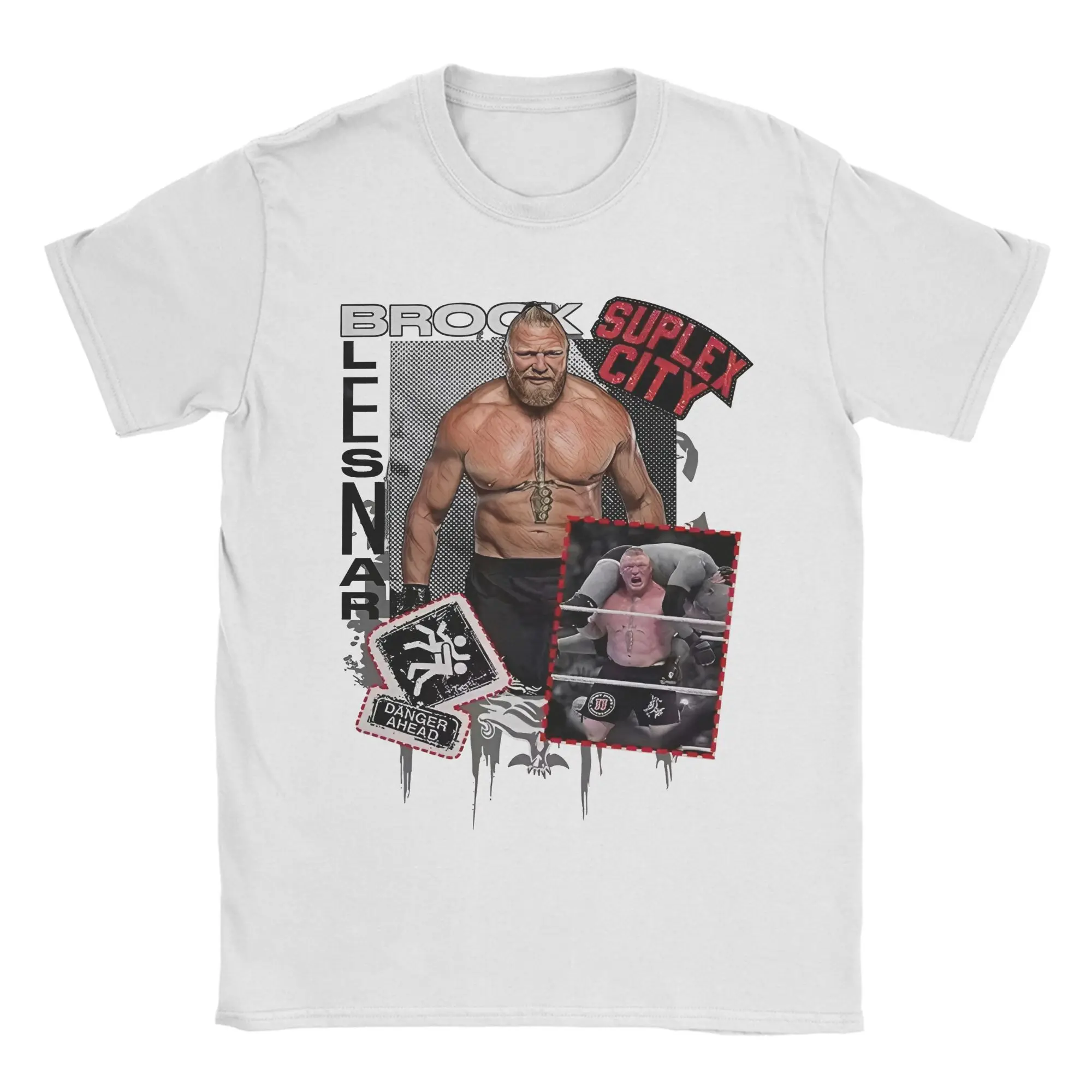 

Men's Black Brock Lesnar T Shirts Pure Cotton Clothing Cool Short Sleeve O Neck Tees Classic T-Shirts