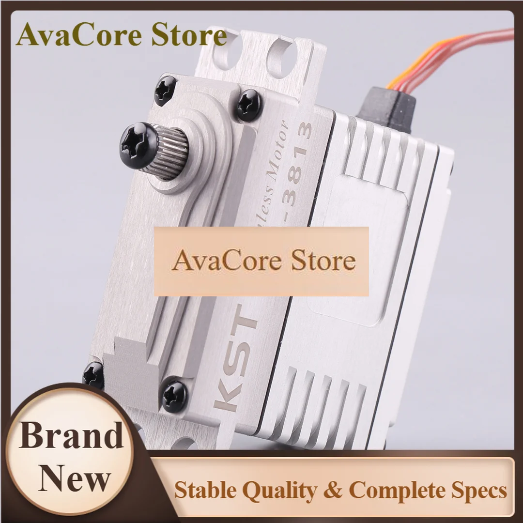 AvaCoreKST A20-3813 43kg 0.12sec Brushless HV Phosphor Bronze Hardened Steel Gear Servo For RC Airplane Drone
