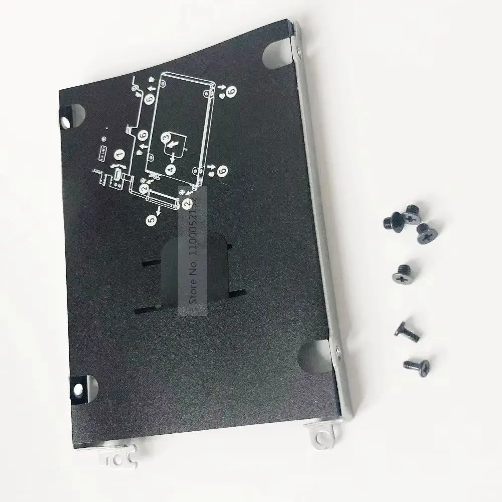 2.5 SATA HDD SSD Hard Disk Drive Primary Caddy Frame Bracket Tray Holder kit for HP ProBook 430 440 445 450 455 G6 G7
