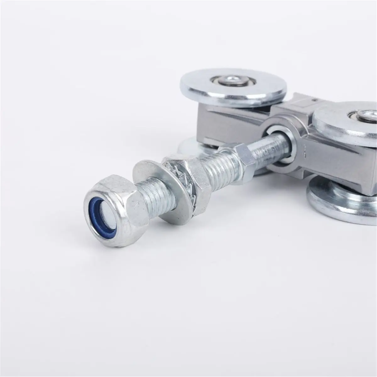2PCS DL111- Track Roller Wheels for Heavy Barn or Shed Sliding Doors with Box Rail Strut Channel