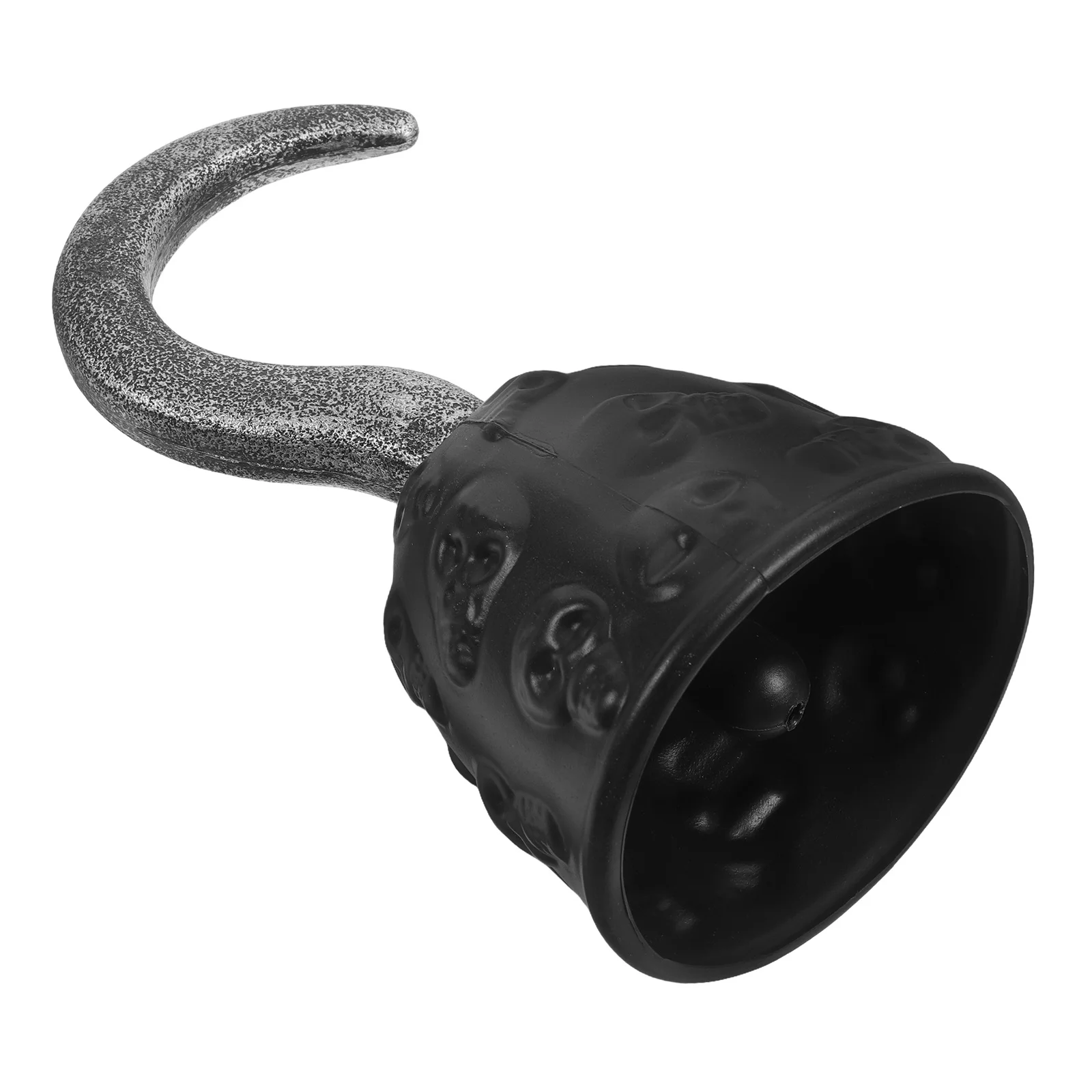 Gancio pirata vintage Design teschio retrò Plastica leggera Decorazione festa pirata di Halloween Accessorio per costume cosplay