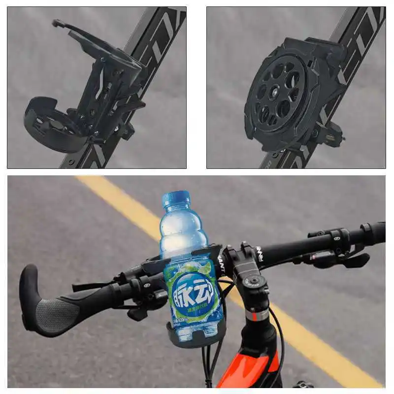 Universeller Faltbarer Ausziehbarer Mehrzweck-Getränkehalter für Motorrad Fahrrad ATV Roller Lenker Getränkeflaschenhalterung – Detail 5