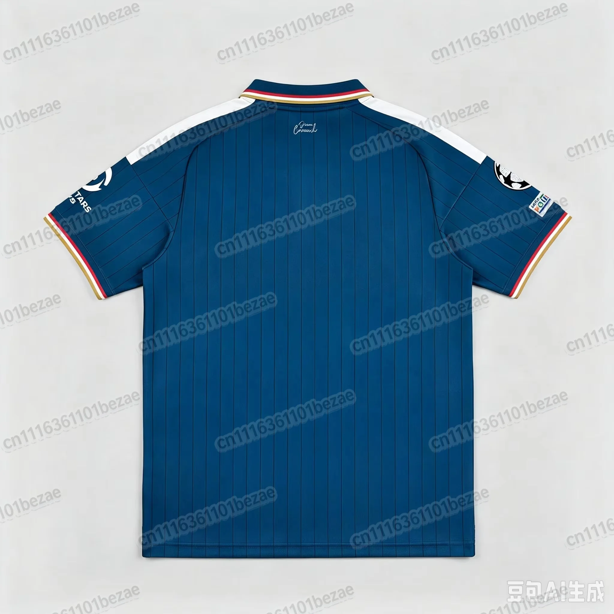 Blue Como 1907 2026_2027 Nico Paz 10 Fußballtrikot Atmungsaktiv Schnelltrocknend Freizeit-Sport-Kurzarm-T-Shirt Familien-Set – Detail 8