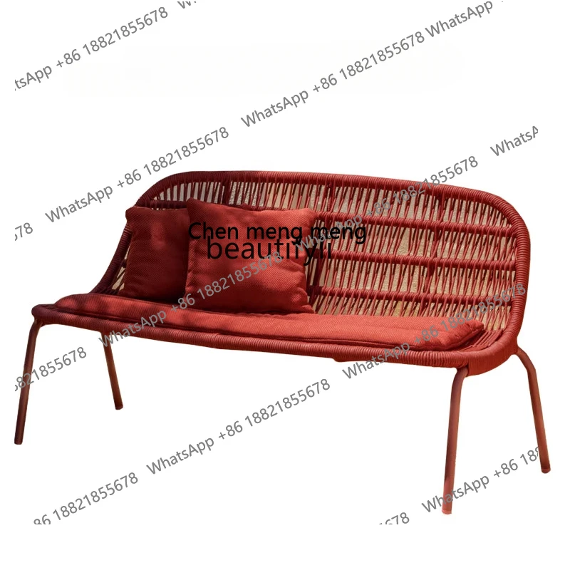 X Outdoor rattan bed outdoor courtyard leisure loungers resort beach swimming pool waterproof sunscreen bed