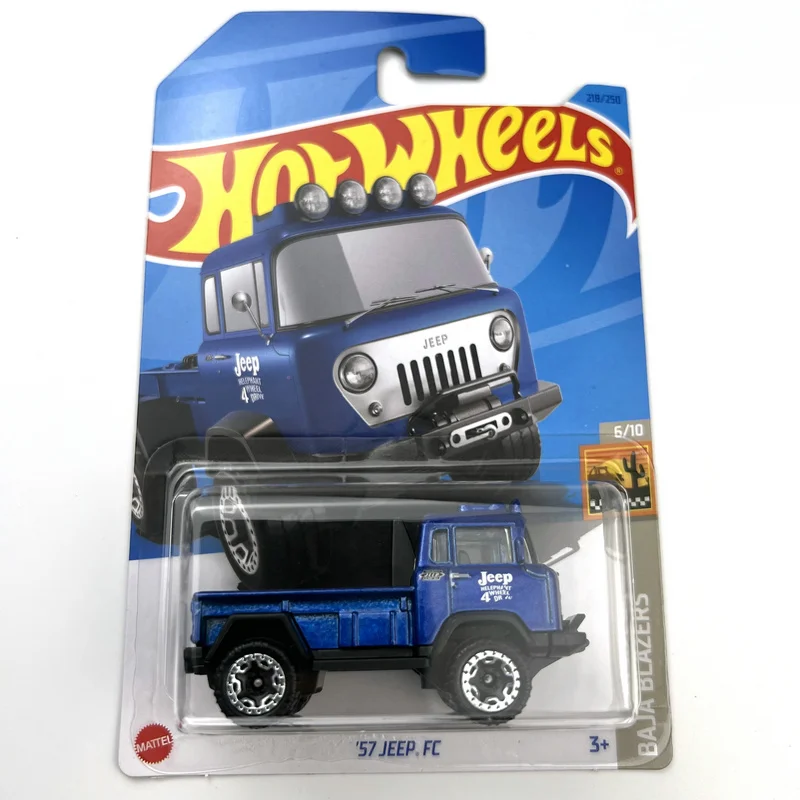 2024-68 Hot Wheels Cars 57 JEEP FC 1/64 Metal Die-cast Model Toy Vehicles