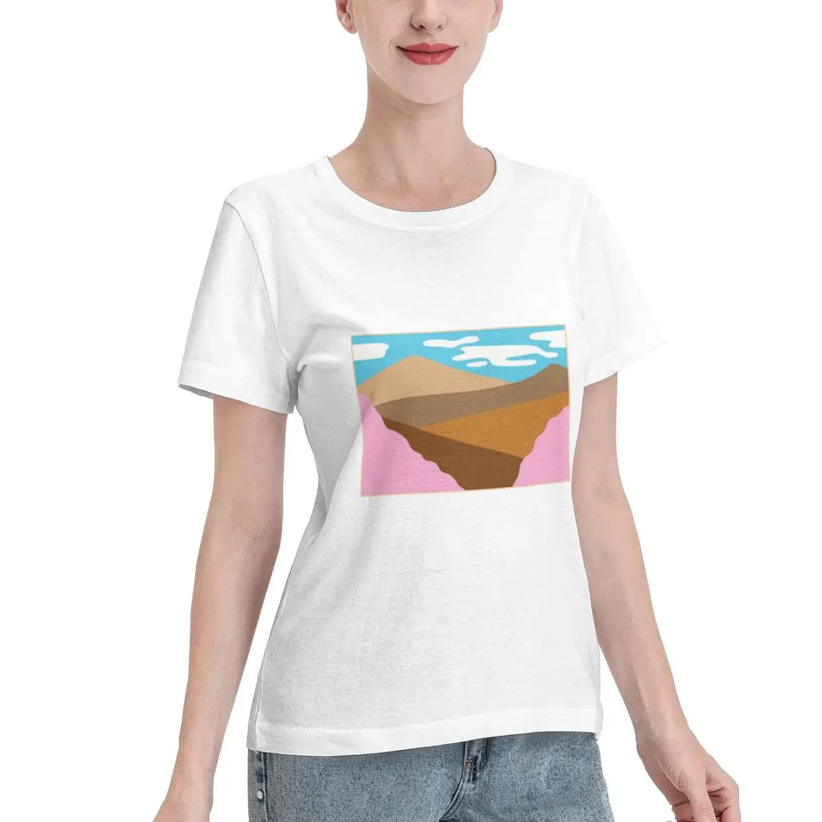 Value Pack Landscape 62 Women's T-shirt Casual Aesthetic Women Top