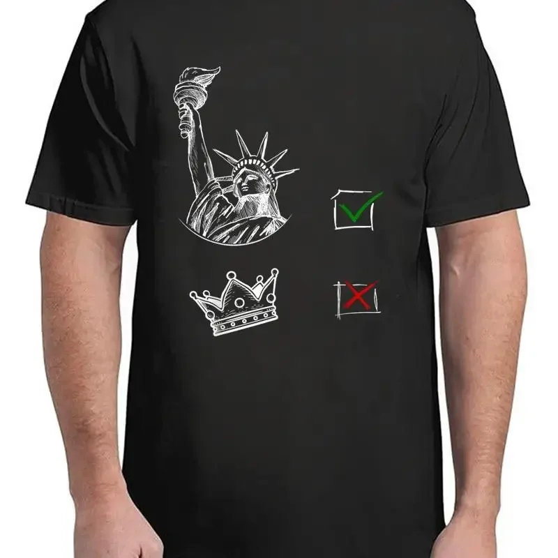 Vintage No Kings Since 1776 Usa 4Th Of July Free For Adult S 4Xl T Shirt