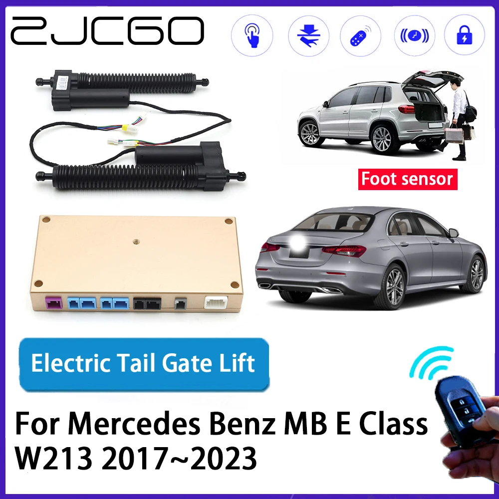 

ZJCGO Car Auto Trunk intelligent Electric Tail Gate Lift Automatic Tailgate Opener for Mercedes Benz MB E Class W213 2017~2023