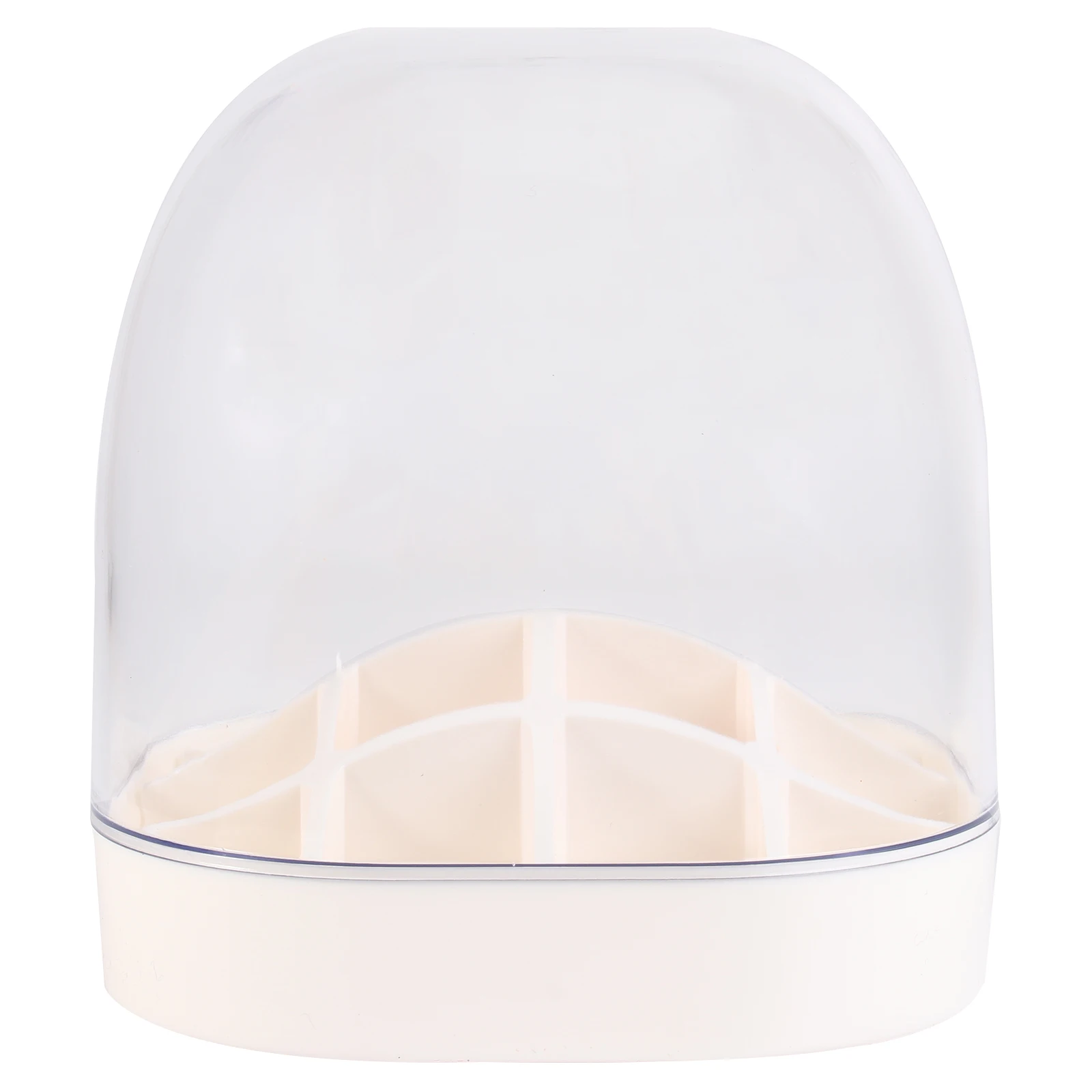 

16-Grid Lipstick Storage Box Gloss White Plastic Dust-proof Moisture-proof Transparent Cosmetics Organizer Travel Container