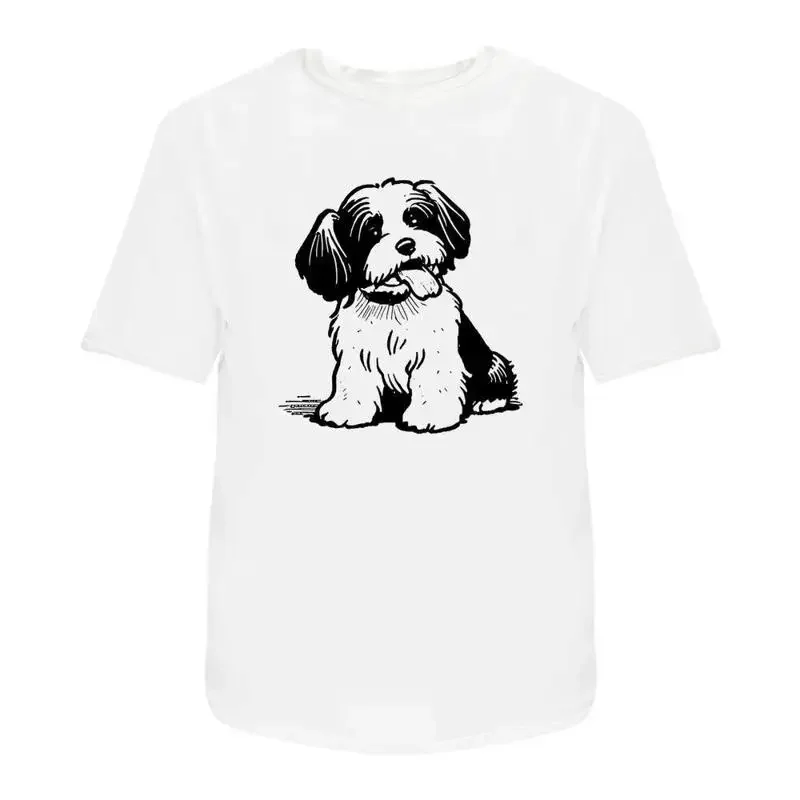Camiseta de algodón para perro Havanese Ta046057