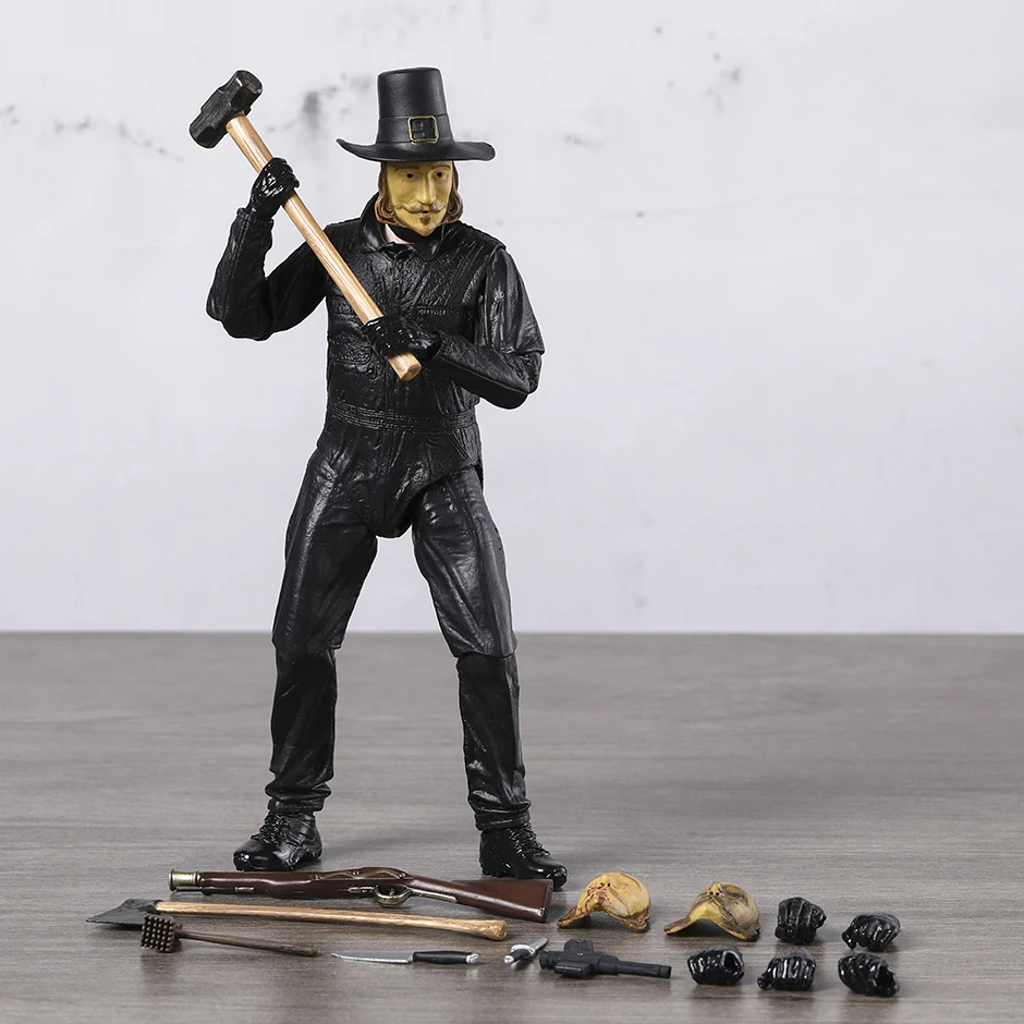 NECA Thanksgiving Ultimate John Carver Action Figure Figuine Model Decoration PVC Toy