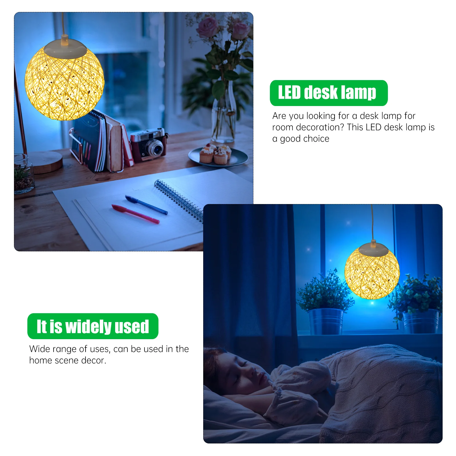 Рисунок 5 - Плетеная настольная лампа из ротанга