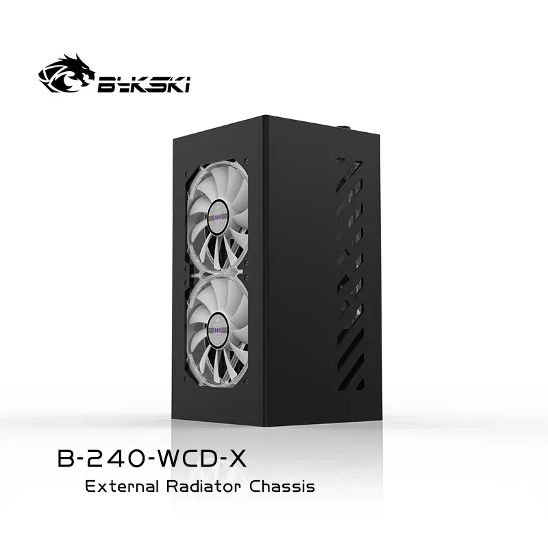 

Bykski External Water Cooling 240 Copper Radiator+DDC Pump+120 Fan+Distro Plate Integrated Notebook Server B-240-WCD-X