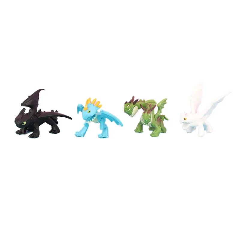 Hot 12 Stks/set 3-4Cm Model Hoe Je Je Drakenspeelgoed Kunt Trainen Kawaii Witte En Zwarte Dinosaurussen Dierenspeelgoed In Voorraad Handgemaakte Kindercadeaus