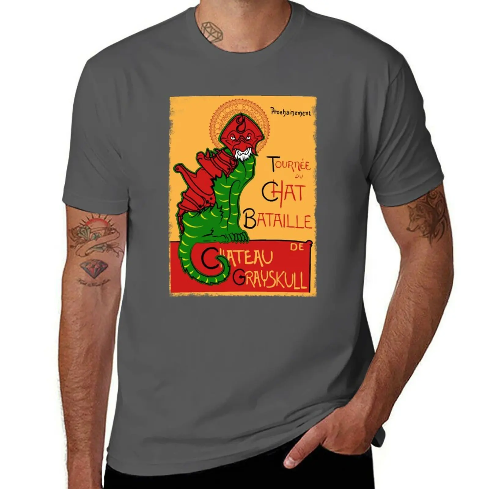 

Chat Bataille T-Shirt anime tshirt man t shirt cotton high quality T-Shirt