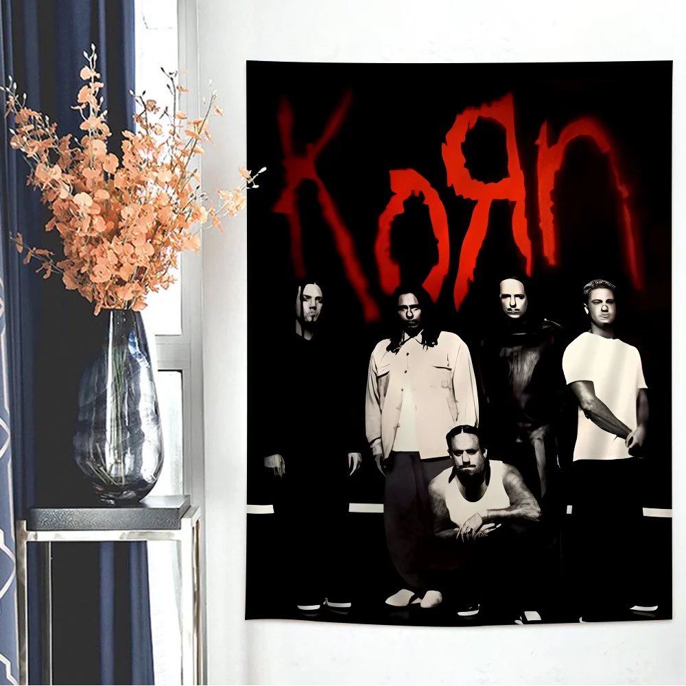 

K-korn-Rock DIY Wall Tapestry Hippie Flower Wall Carpets Dorm Decor Wall Art Decor