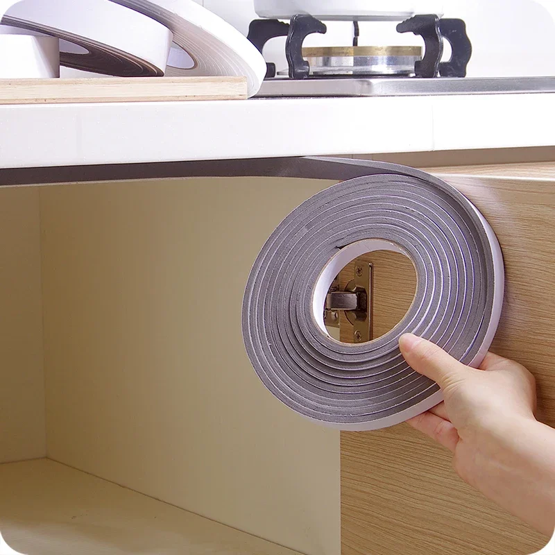 Zachte 5M zelfklevende raamafdichtstrip autodeur geluidsisolatie Rubberen afstoffen afdichtingstape Raamaccessoires