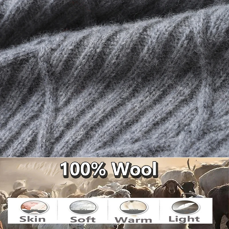 المرأة 100% الصوف قبعة شتوية قبعة لينة الدافئة Skullies قبعة مع المعين نمط كوريا موضة الأذن دفئا بونيه