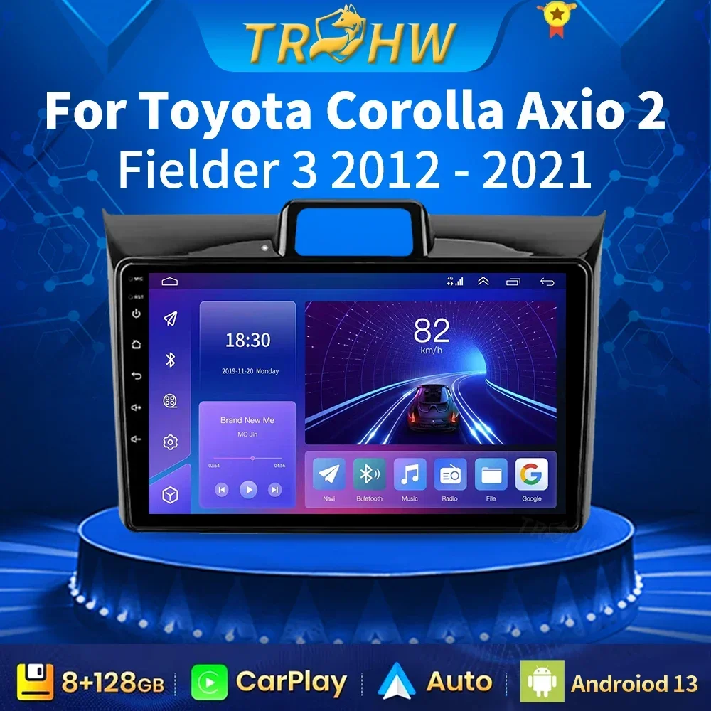 

Car Android For Toyota Corolla Axio 2 Fielder 3 E160 2012 - 2021 Auto Radio Stereo Head Unit Multimedia Player GPS Navigation BT