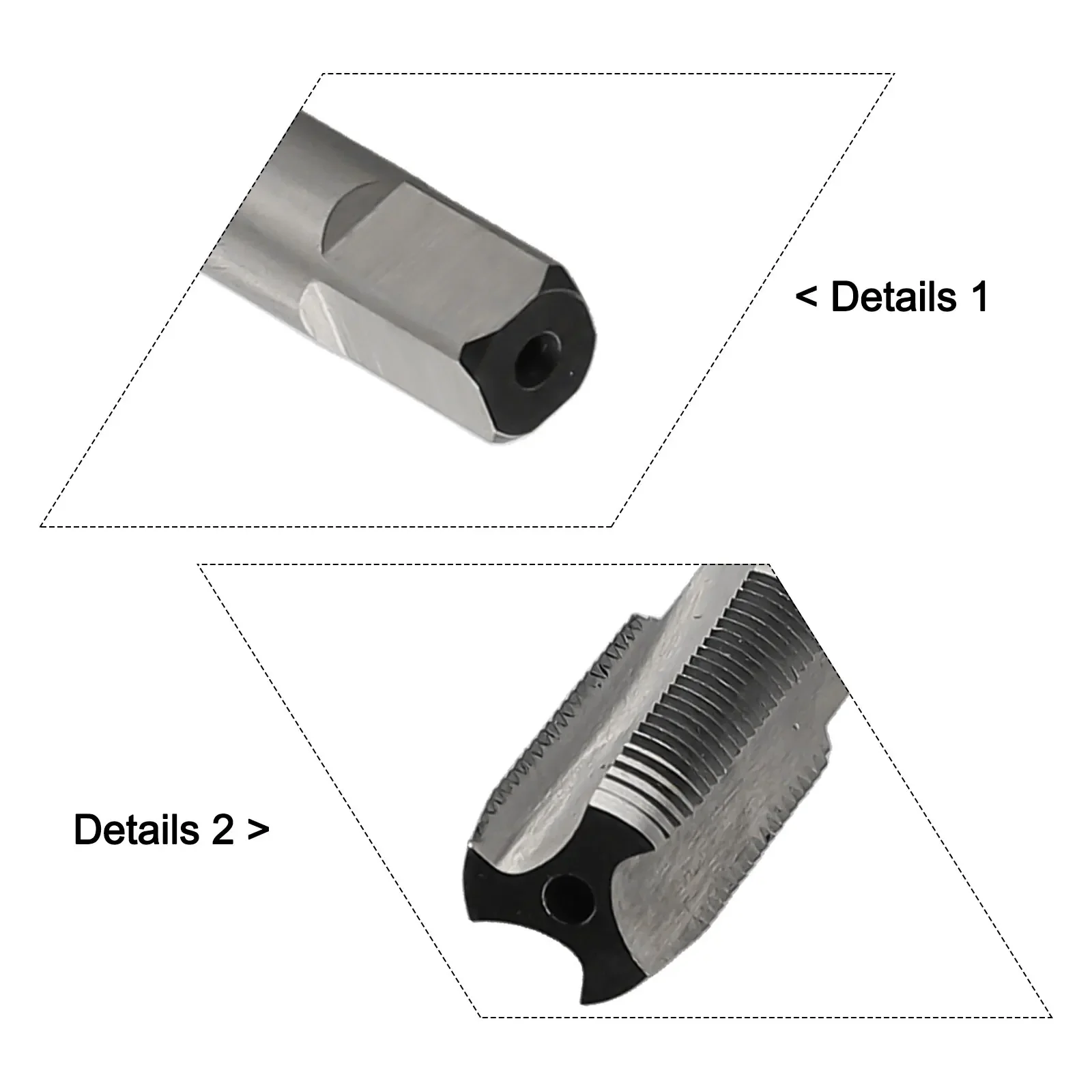 อุปกรณ์เสริมชิ้นส่วนสำหรับแตะด้วยมือมีประโยชน์สำหรับใช้งาน M10X1.0mm เครื่องมือสำหรับเปลี่ยนระยะเมตริกสำหรับงานโลหะ10mmX1mm