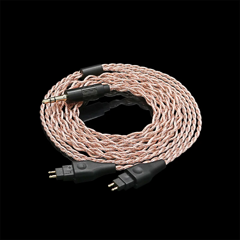 4 Core 3.5mm single crystal copper Silver Plated Headphone Cable For Sennheiser HD580 HD600 HD650 HD545 HD565 HD535 HD660S HD6XX