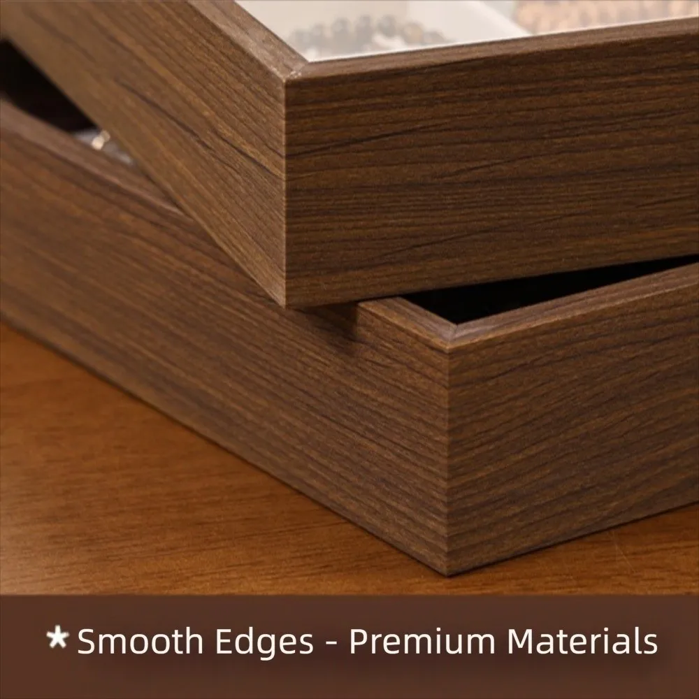 

Шкатулка для украшений из орехового дерева, пылезащитная, выдвижная, многофункциональная, для демонстрации, подставка для ожерелий и браслетов, лоток для украшений, для дома