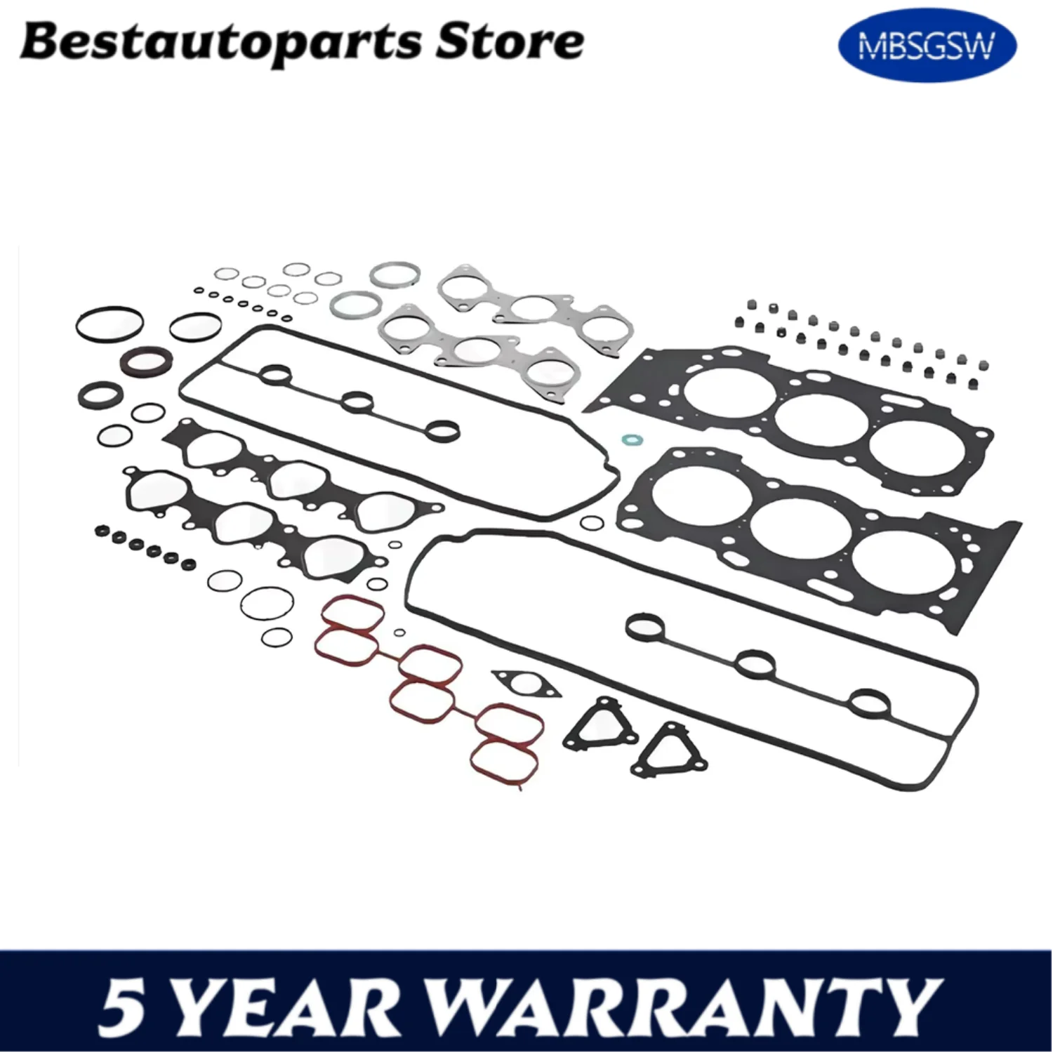 Cylinder Head Gasket Set For TOYOTA 4 RUNNER FJ CRUISER FORTUNER HILUX LAND CRUISER TACOMA PRADO 4.0L V6 GAS 1GR-FE 2002-2024