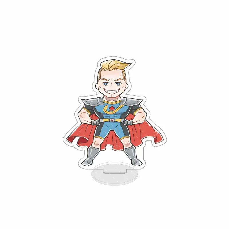 10cm Anime Cosplay Stand Acrylic Figure Midoriya Izuku Todoroki Shoto Model Desk Decor Fans Collection Prop Gift