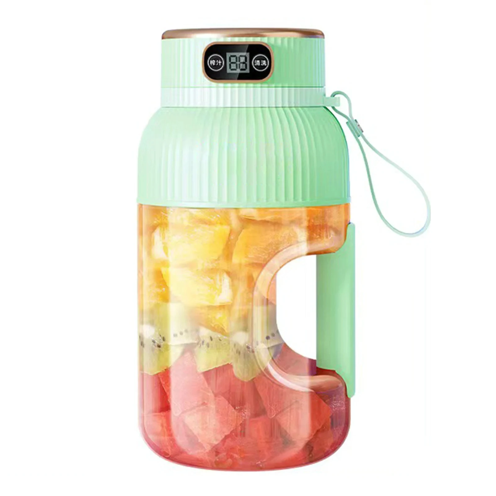 Fruit Juicer Cup Portable Electric Fruit Mixer Stirrng Cup Large Capacity Smoothie Quick Making Bottle Suitable Juice Production - Image 6