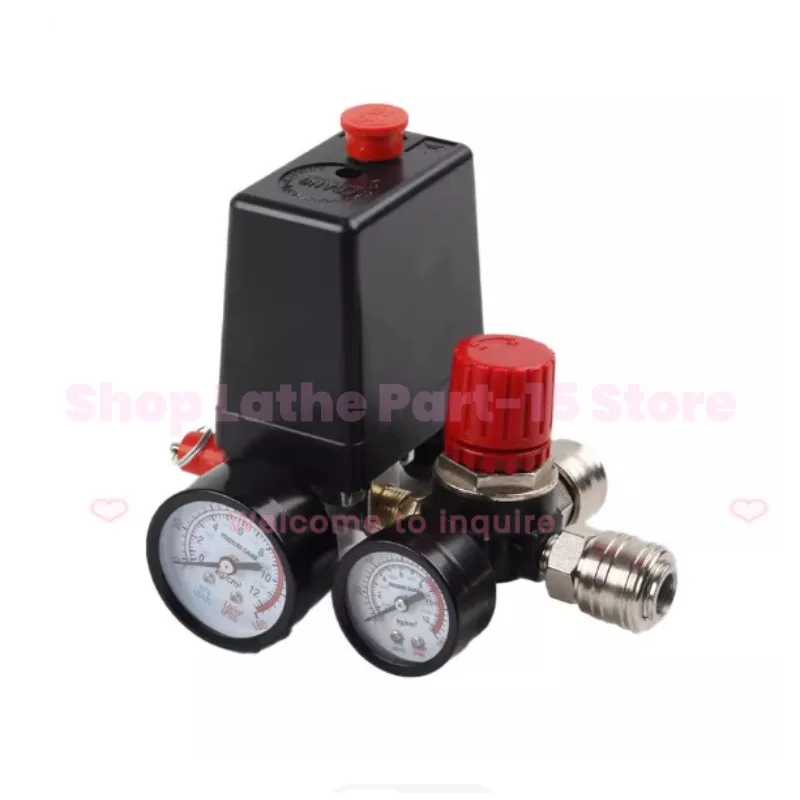 صمام تنظيم ضغط الغاز لضاغط الهواء، مجموعة مفاتيح الضغط الأوتوماتيكية بأربعة فتحات على الطراز الأوروبي والألماني