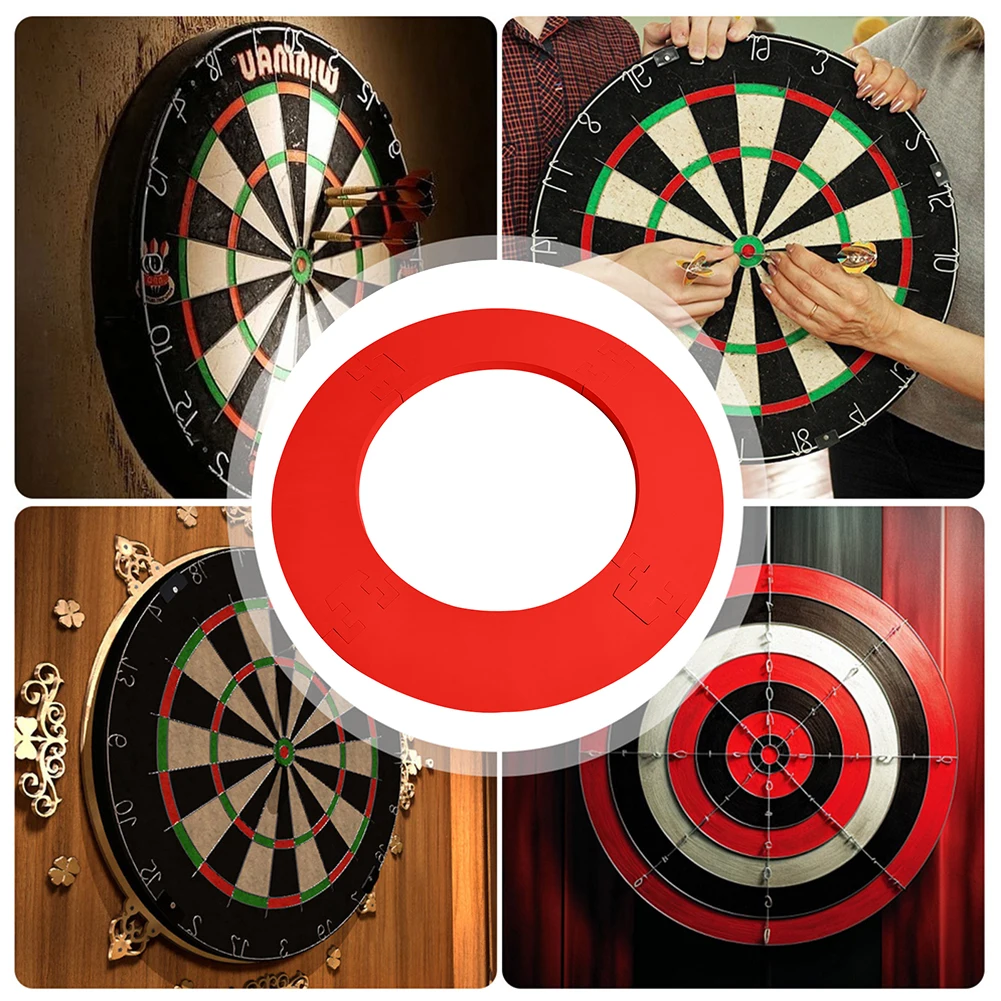 

EVA Dartboard Surround Jigsaw Ring Design Dart Board Ring Removable Splicing Dart Board Wall Protector for Dart Lovers