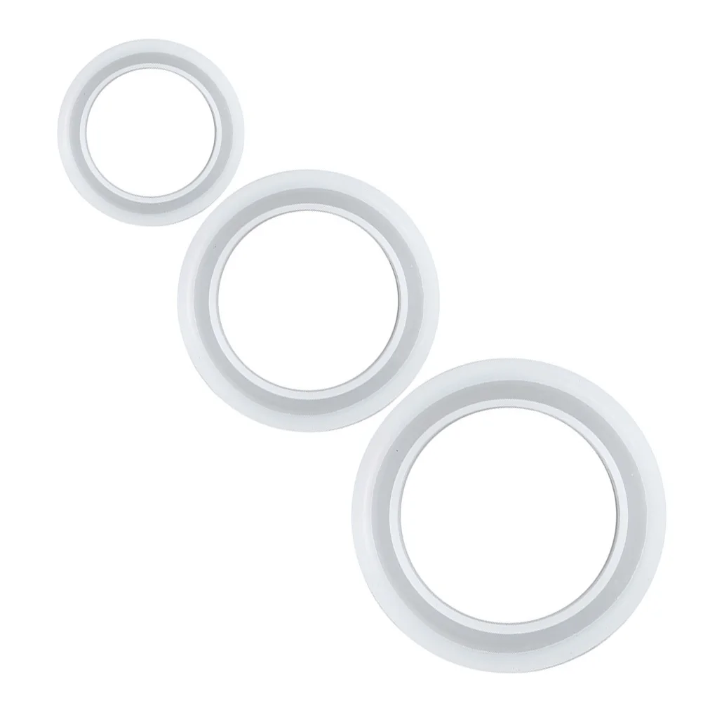 

3Pcs Crystal Epoxy Mold Silicone Bracelet Making Mold for DIY Bangle Crafting Smooth Reusable Handmade Jewelry Molds