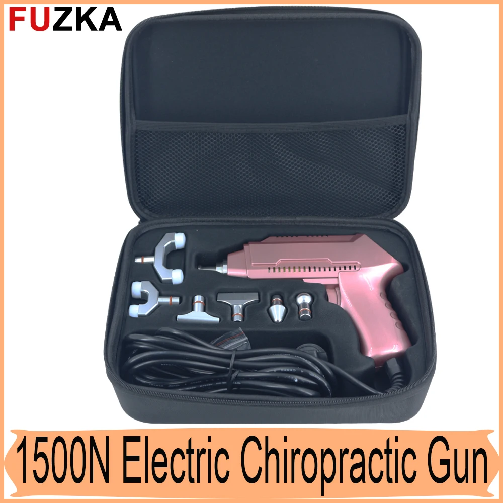 

Chiropractic Adjusting Tools Electric Spine Correction Gun Adjustable Intensity Cure Cervical Massage Relax Body Massager 1500N