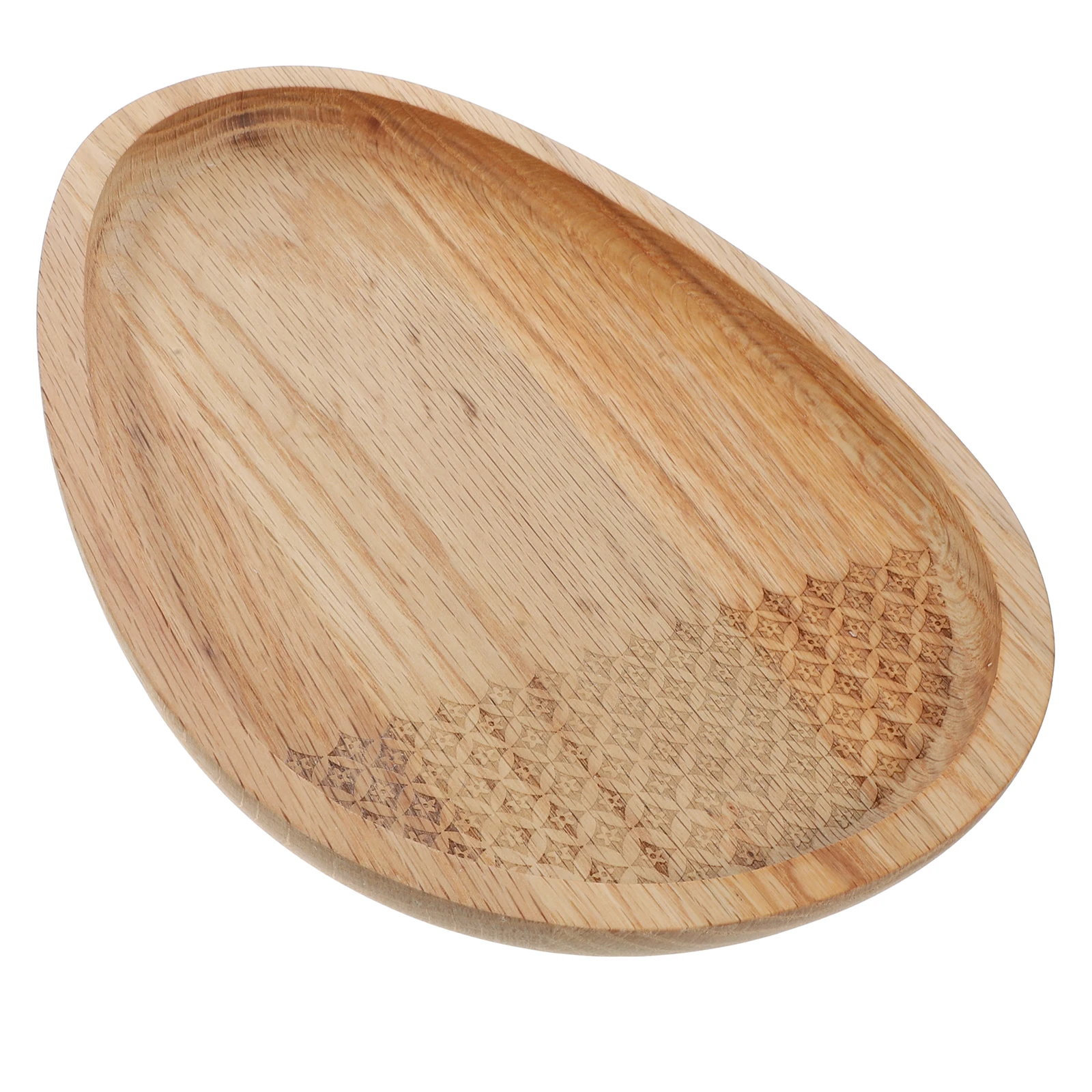 

Tray Small Size Snacks Serving Food Storage Fruit Dessert Tray Wooden Plate Sturdy Kitchen Barware